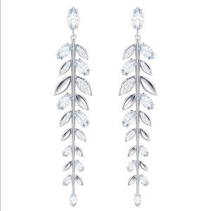 Swarovski Mayfly Leaf Earrings